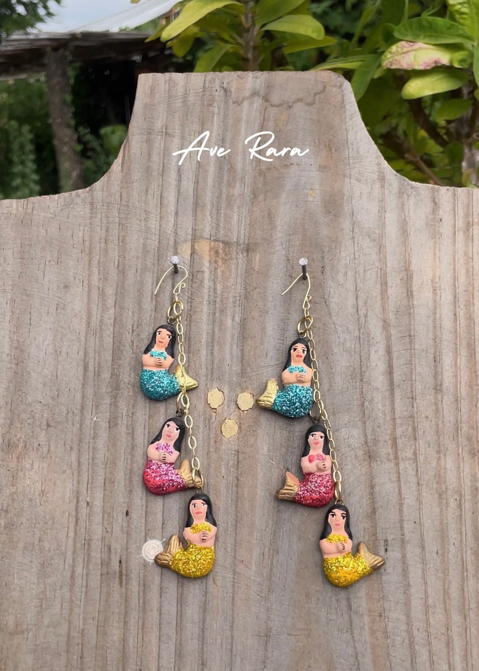 Aretes sirena