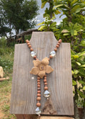 Collar flor de cristal
