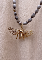 Collar de semillas de lágrimas de San Pedro