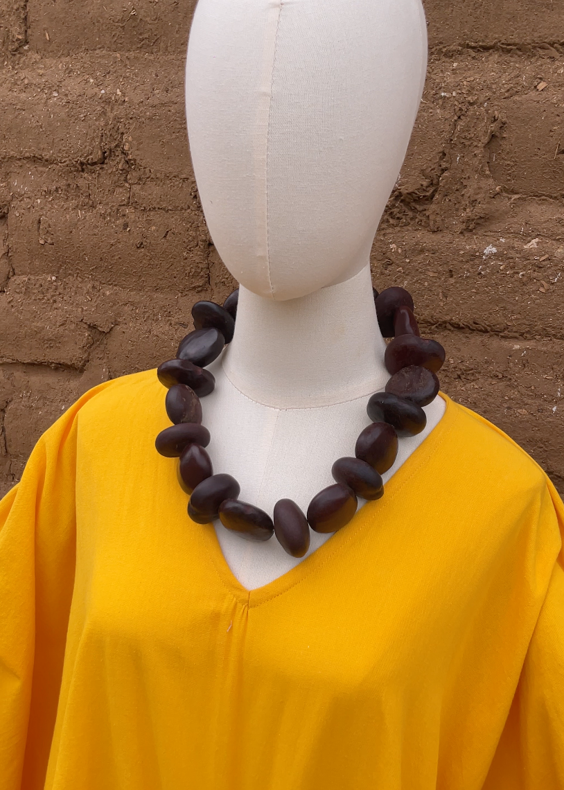 Collar corazón de mono continuo