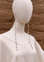 Aretes largos lágrimas