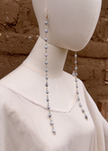 Aretes largos lágrimas