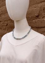 Collar multipeces plateados