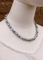 Collar multipeces plateados