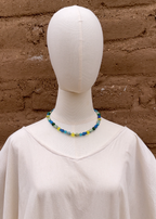 Collar peces multicolor diverso