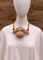 Collar de bule en barro rojo