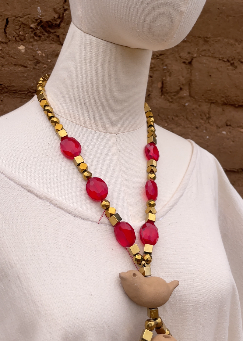 Collar bule de pajarito