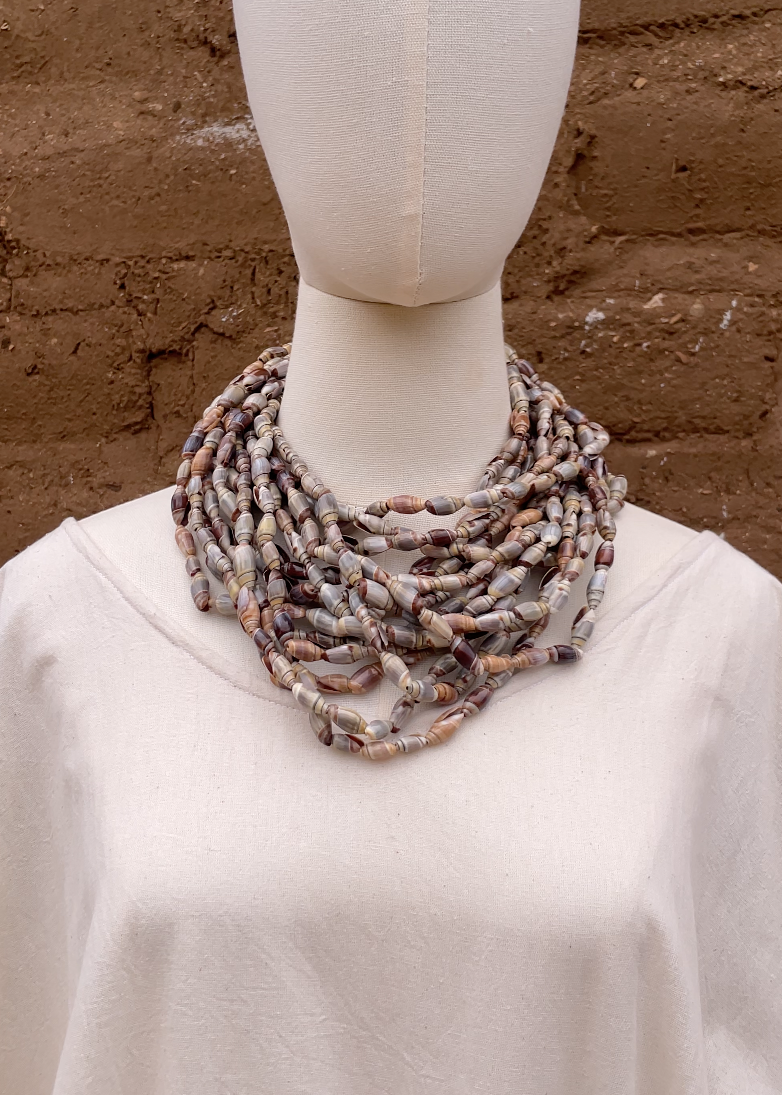 Collar multienredo marino