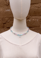 Collar camino de peces cristalinos pastel