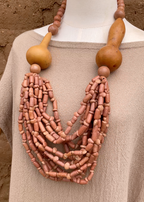 Collar multi enredo bule simetrico