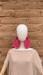 Aretes circulares de palma