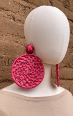 Aretes circulares de palma