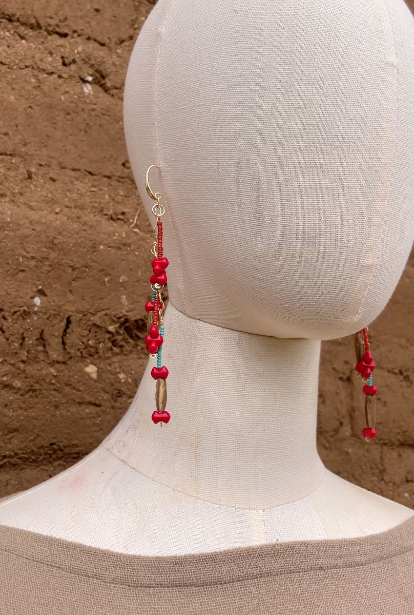 Aretes caminito de palitos