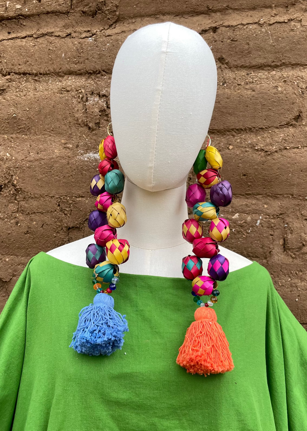 Aretes canastitos de fiesta